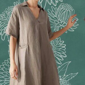 100% linen dress (NEW w/ tags)